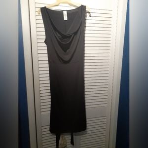 Black Scoop Neck Dress